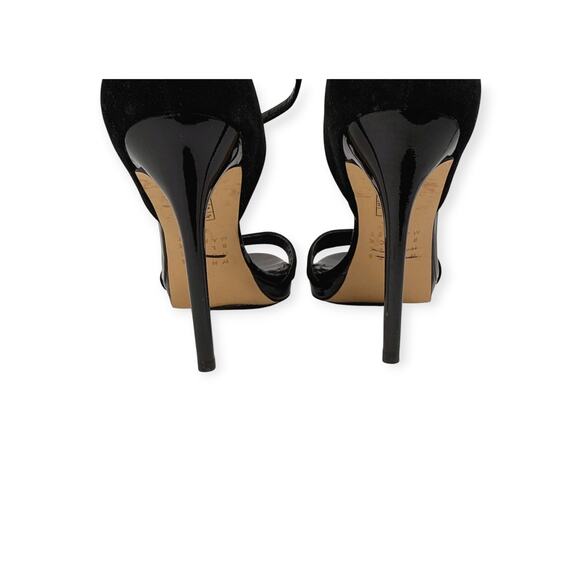 White House Black Market Bryn Suede Heels | Black | 8 - Picture 8 of 9